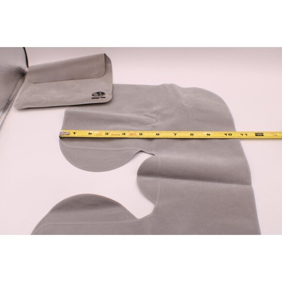 Voltage Valet Neck Pillow Comfort with Pouch Gray Inflatable Air Cushion Travel - Picture 8 of 8